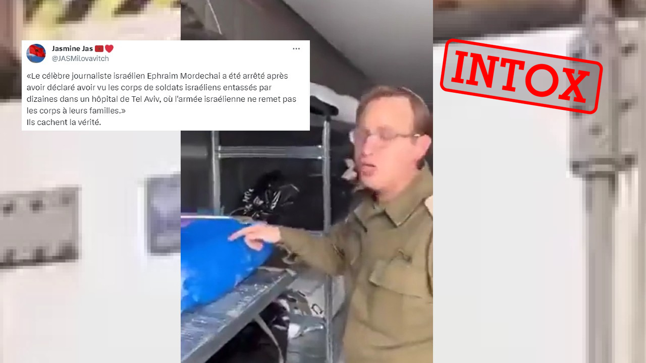 Intox au sujet d'Ephraim Mordechai, faux "journaliste israélien arrêté” pour avoir révélé un scandale