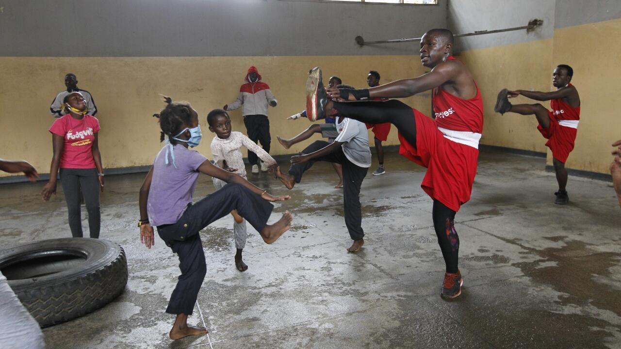 With schools still closed in Nairobi, a boxing youth programme proves