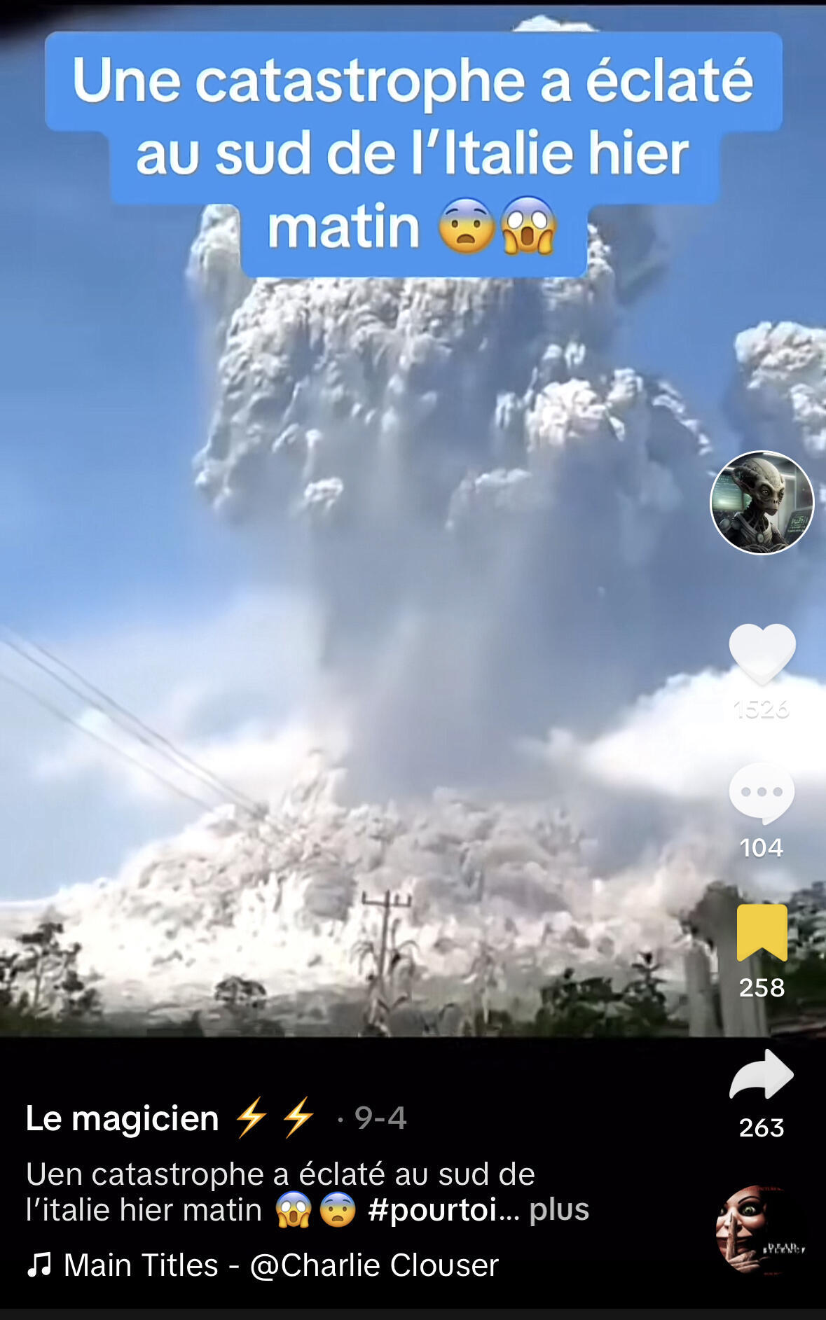 Comment un compte TikTok utilise les récentes catastrophes naturelles