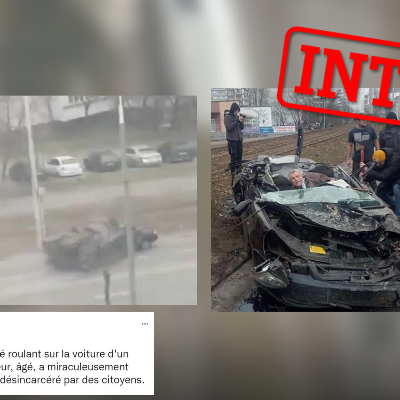 Char Qui Ecrase Une Voiture En Ukraine Ukraine : ces vidéos montrent-elles vraiment un blindé russe écrasant un  civil à Kiev ?